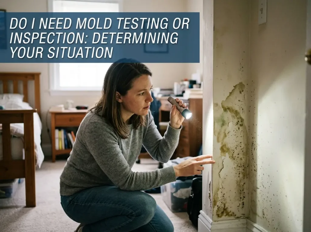 Do I Need Mold Testing or Inspection Determining Your Situation