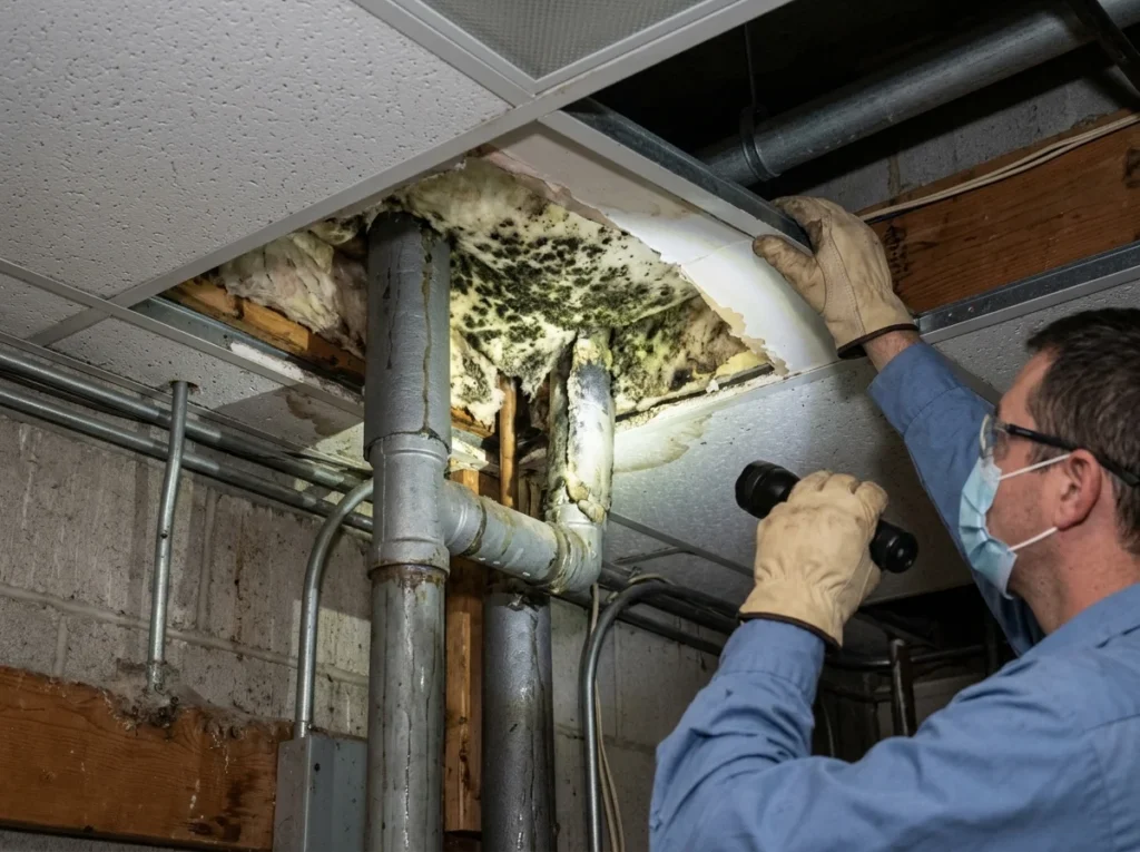 Where Hidden Mold Can Develop in a Commercial Property