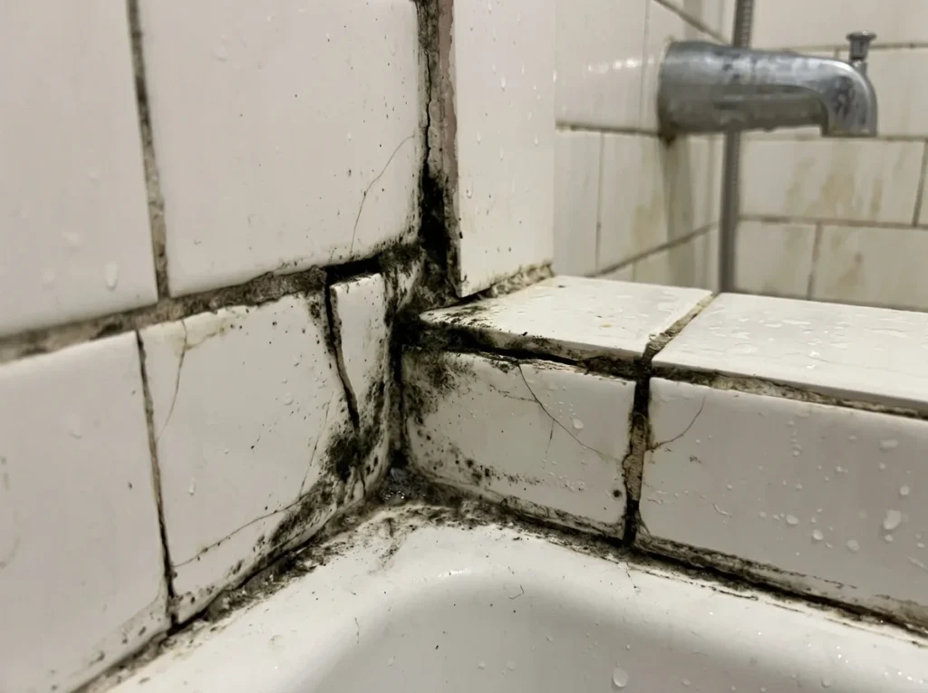 Bathroom Mold That Goes Deeper Than the Grout
