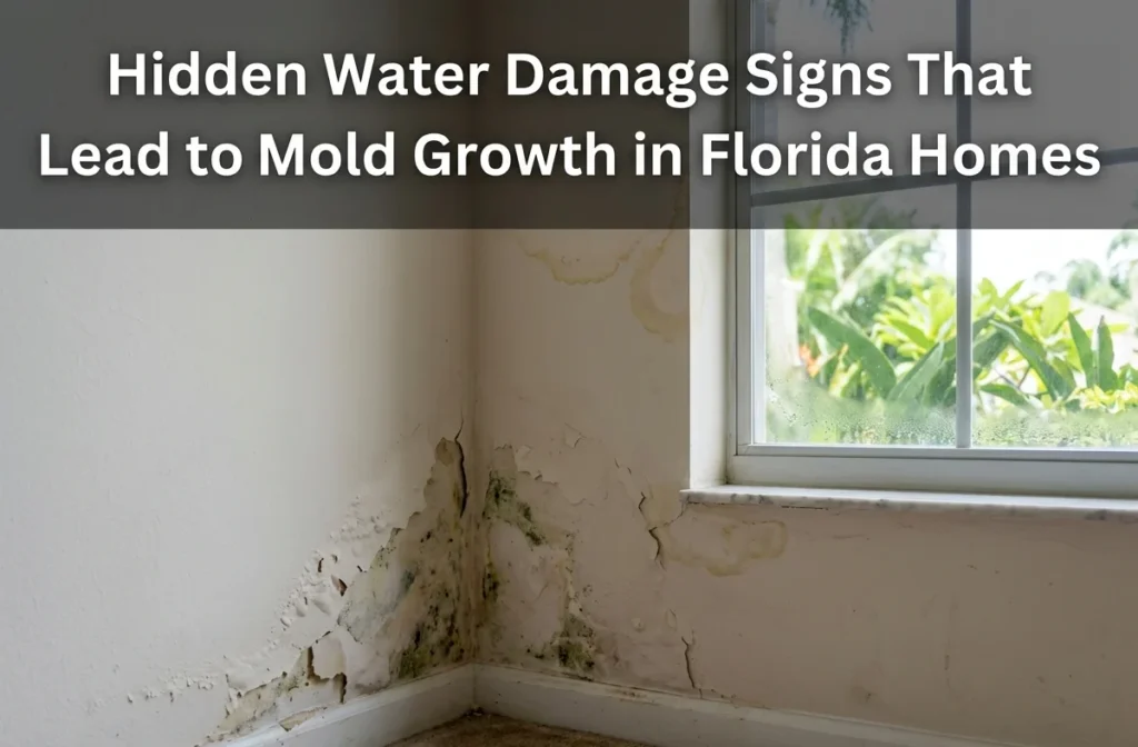Hidden Water Damage Signs That Lead to Mold Growth in Florida Homes